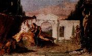 Giovanni Battista Tiepolo Rinaldo und Armida, Entwurf fur gleichnamiges Munchner Gemalde Spain oil painting artist